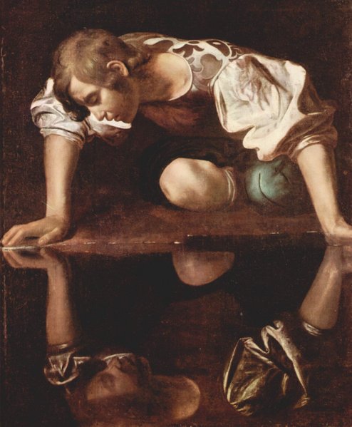 Caravaggios „Narziss“ - GNU Lizenz, http://www.yorckproject.de/